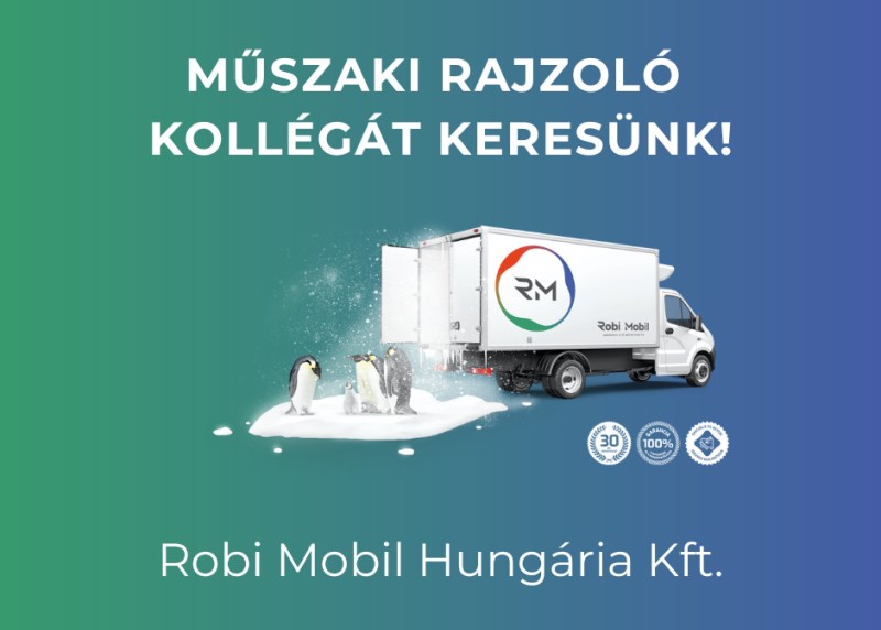 Műszaki rajzoló kollégát keresünk!